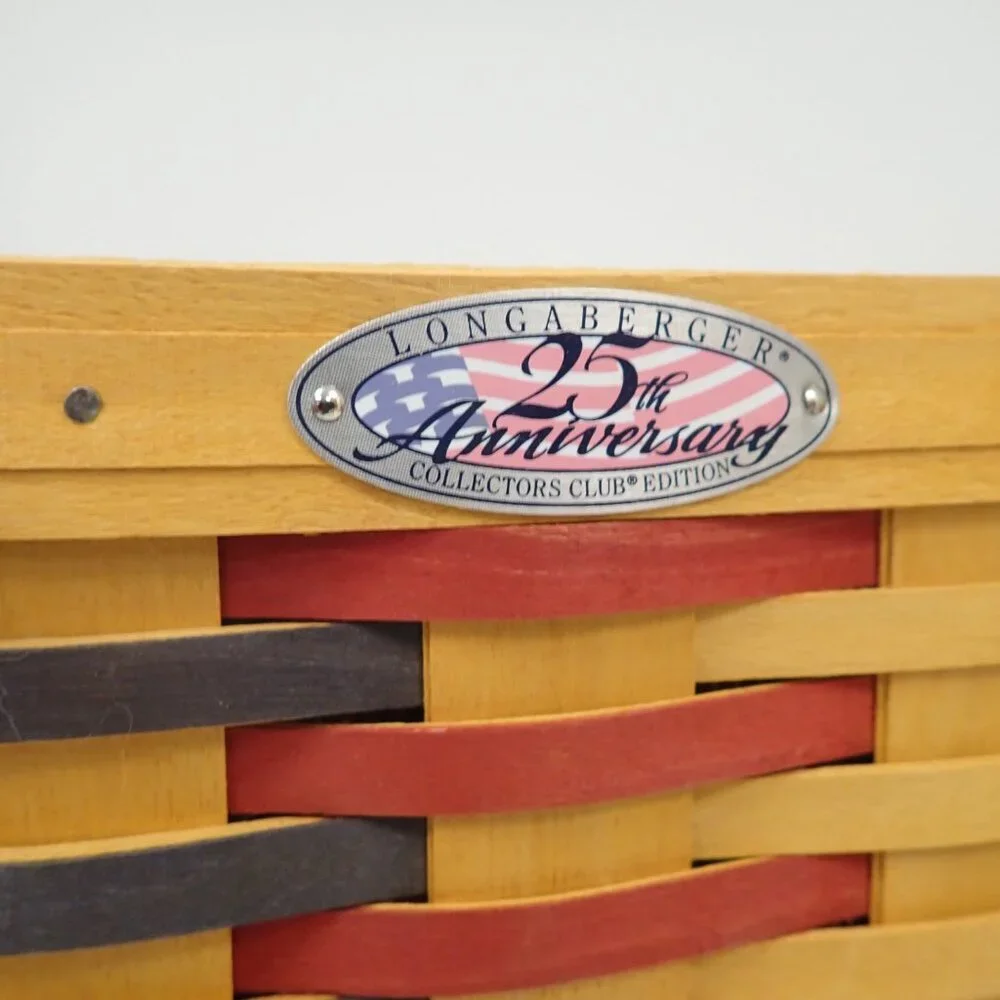Vintage Longaberger Collectors Club 25th Anniversary Baskets